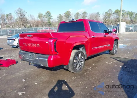 2022 Toyota Tundra Hybrid Capstone from USA, damaged, VIN 5TFVC5DB6NX010603